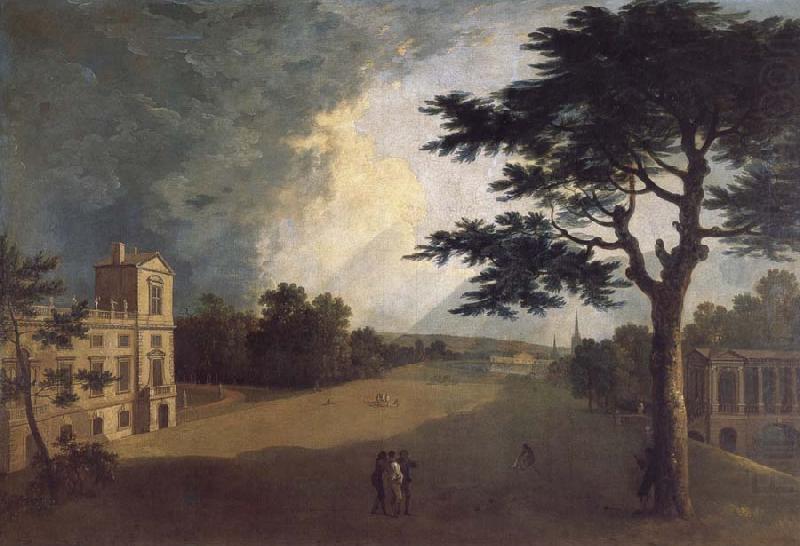 Richard  Wilson View of Part of the south front and the Part of the south front and the Palladian bridge to the east china oil painting image